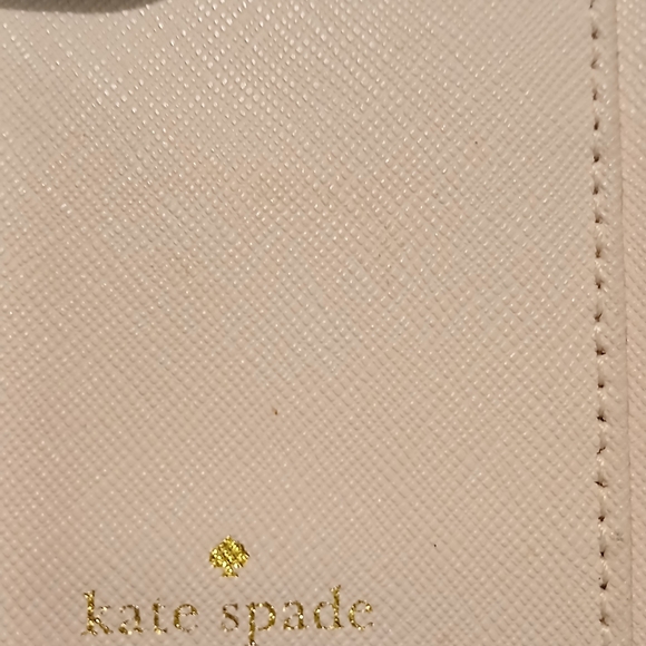Kate Spade New York Blush Pink Saffiano Leather Long Wallet Card Holder - Picture 5 of 10